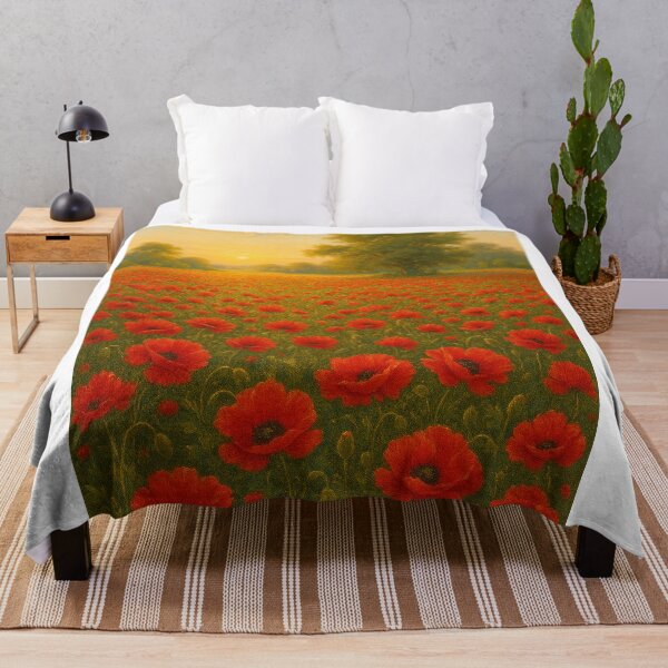 Item preview, Campo de papoilas ao pôr do sol   designed and sold by Leonornature.