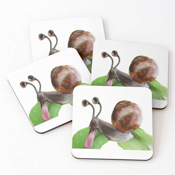 Item preview, cute snail with tongue out designed and sold by Shrewd Mood.
