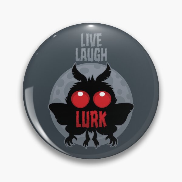 Item preview, Live Laugh Lurk Mothman Cryptid designed and sold by fizzgig.