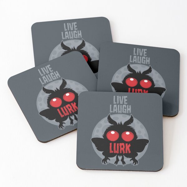 Item preview, Live Laugh Lurk Mothman Cryptid designed and sold by fizzgig.