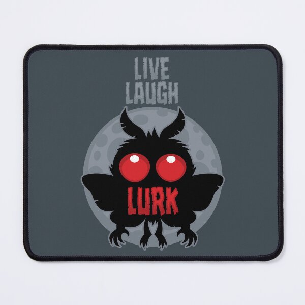 Item preview, Live Laugh Lurk Mothman Cryptid designed and sold by fizzgig.