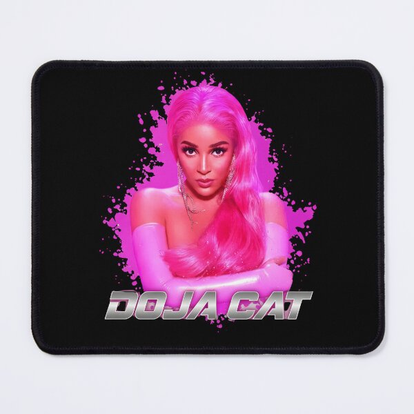 Item preview, Doja Cat Neon Pink Portrait designed and sold by baddiedezigns.