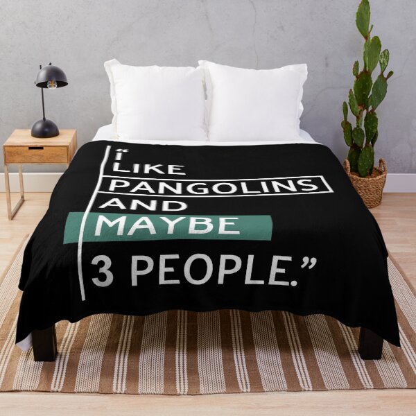 Item preview, I Like Pangolins Quote designed and sold by MaryAller.