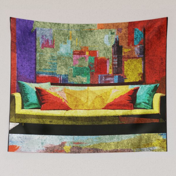 Item preview, Abstract sofa designed and sold by kinpirks.