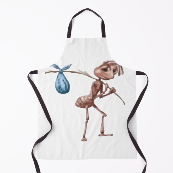 Item preview, sad ant with bindle, poor ant meme designed and sold by Shrewd Mood.