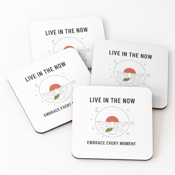 Item preview, Live in the Now Minimalist Tee | Embrace Every Moment Mindfulness designed and sold by MINIMA.LIGN.