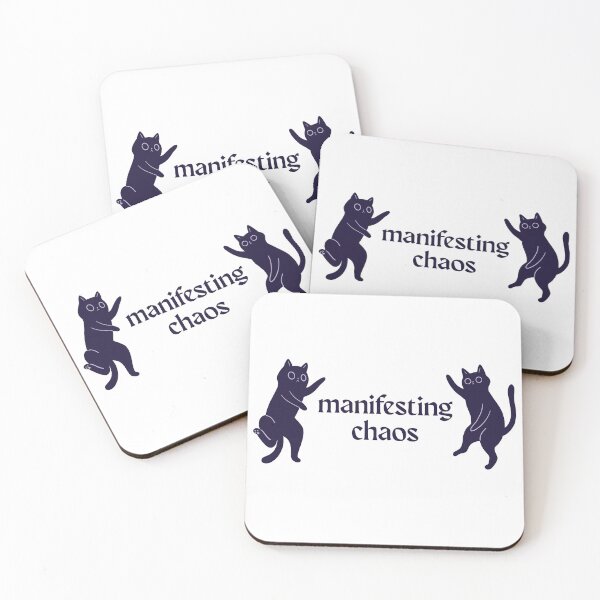 Item preview, Manifesting Chaos - Witchy Cat Design designed and sold by LoveQuoter.