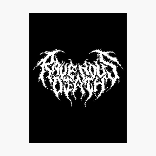 Item preview, Ravenous Death (Band) HD Logo designed and sold by KPopverse2.
