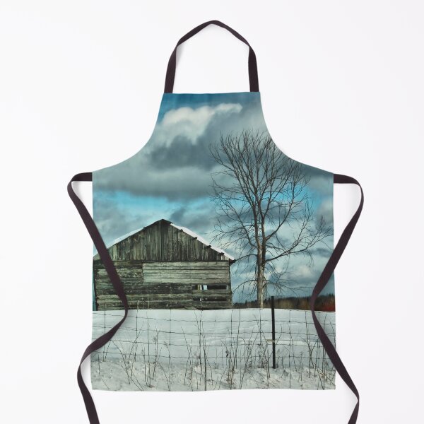 Item preview, Old wooden building in a fenced field designed and sold by Production Art Manon Meilleur.