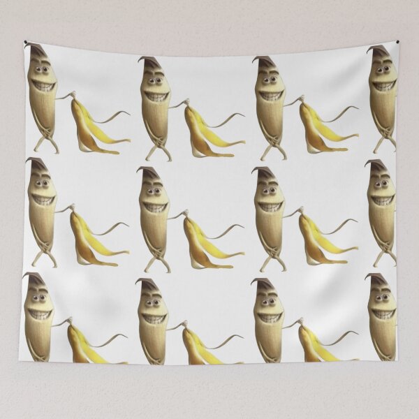 Item preview, banana man taking of his peel meme designed and sold by Shrewd Mood.