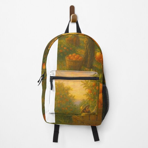 Item preview, Colheita de laranjas ao entardecer designed and sold by Leonornature.