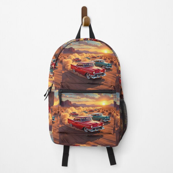 Item preview, Desert Outlaws – Vintage Hotrods on the Open Road designed and sold by PawPrintedArt.