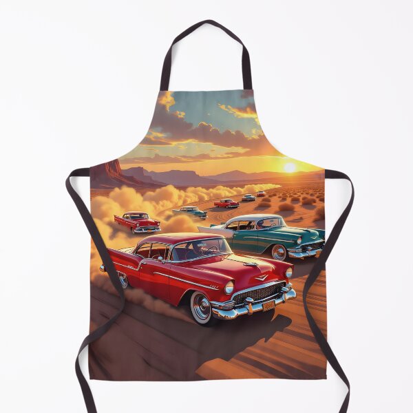Item preview, Desert Outlaws – Vintage Hotrods on the Open Road designed and sold by PawPrintedArt.