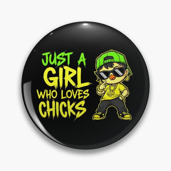 Item preview, Just a Girl Who Loves Chicks | Classic T-Shirt designed and sold by SoftPeepCo.