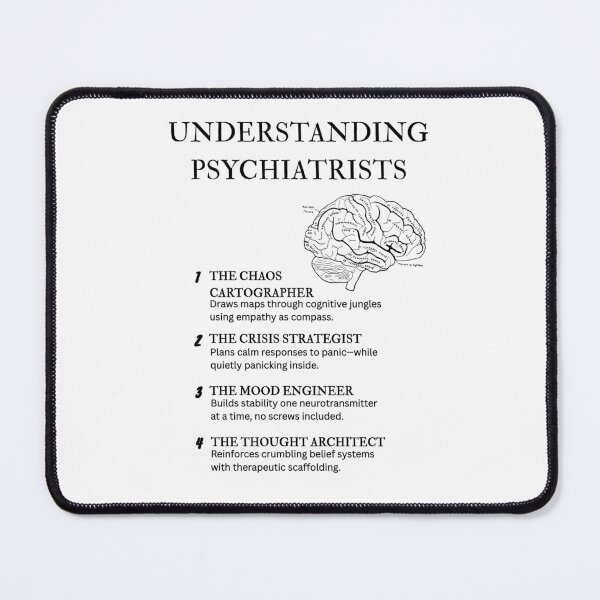 Item preview, Psychiatry Life – Funny, Relatable Definitions for Mental Health Pros designed and sold by PsyFlow35.