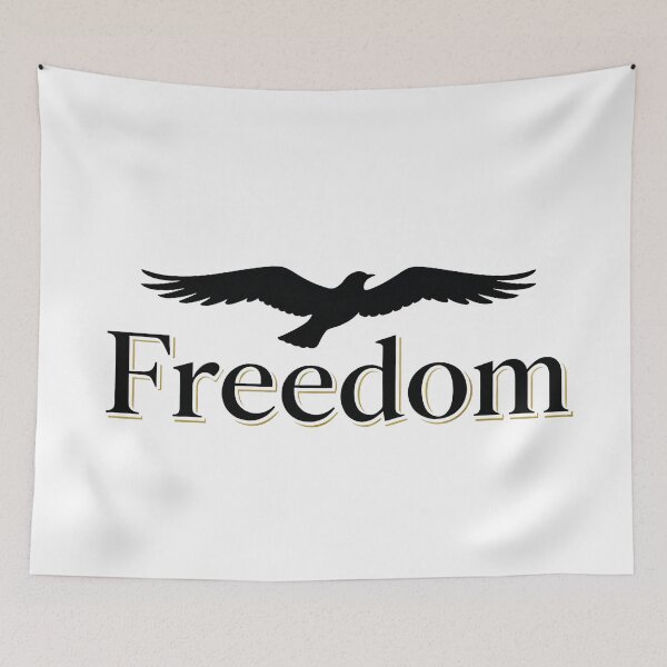 Item preview, Freedom Minimalist Typography designed and sold by Smay store.