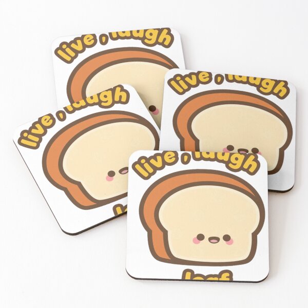Item preview, Cute loaf pun - live laugh loaf  designed and sold by poisioleartemur.