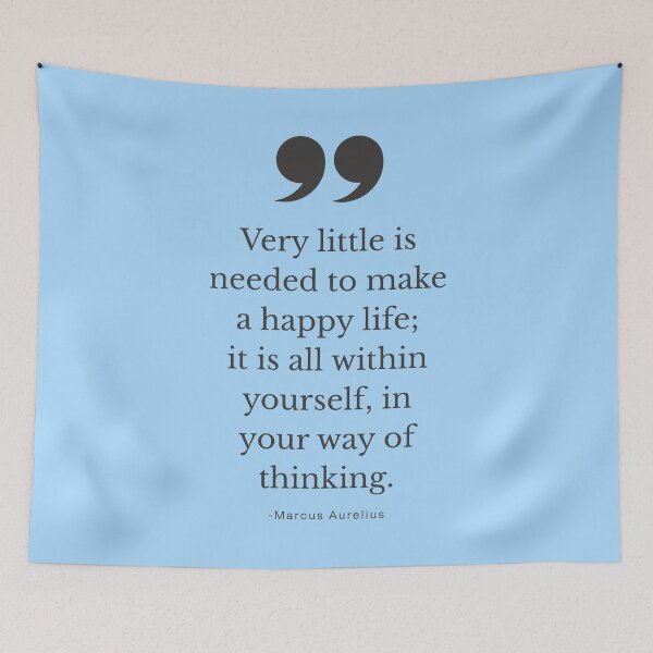 Item preview, Very Little Is Needed To Make A Happy Life designed and sold by HowToCanadian.