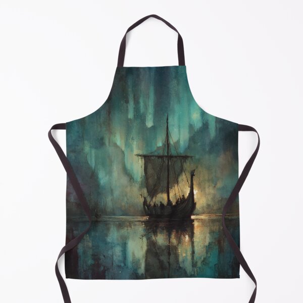 Item preview, Voyage Under the Northern Lights – The Silent Drakkar designed and sold by NordicDreams.