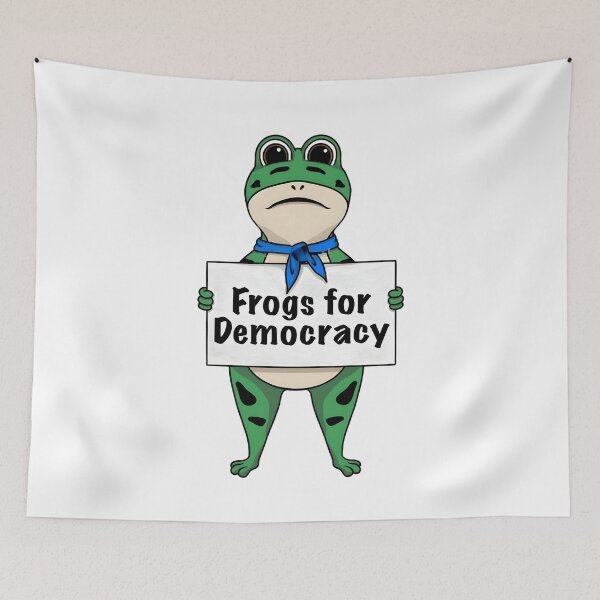 Item preview, resist frog portland designed and sold by maglomanya.
