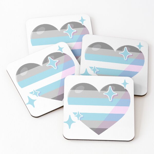 Item preview, Demiboy Pride Heart designed and sold by Queer Media Archive.