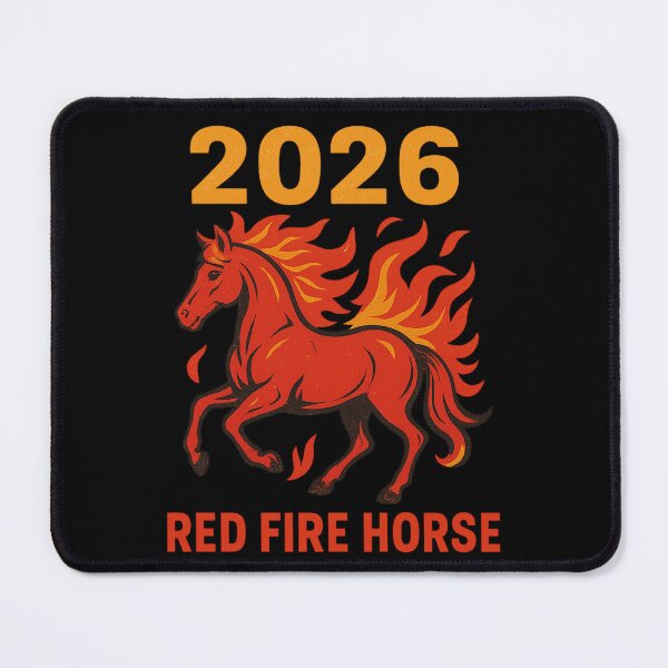 Item preview, 2026 Year - Red Fire Horse designed and sold by UA-Shirts.