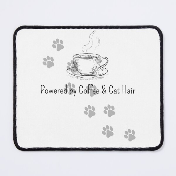 Item preview, Impulsado por café y pelo de gato designed and sold by StudyCat Studio.