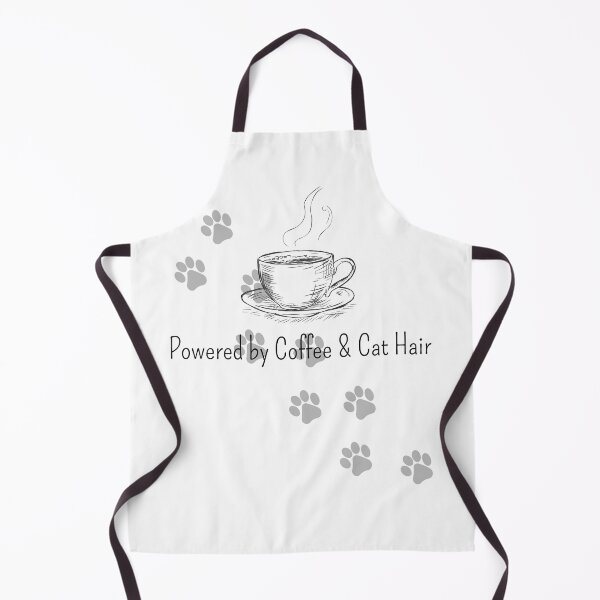 Item preview, Powered by Coffee and Cat Hair designed and sold by StudyCat Studio.