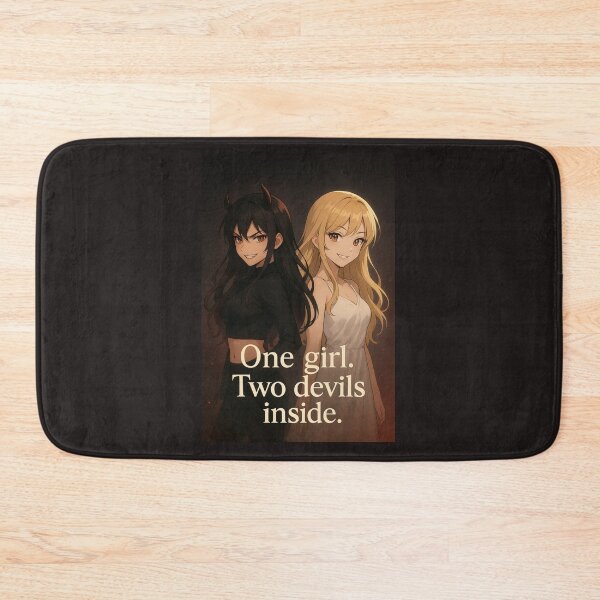Item preview, One Girl, Two Devils Inside designed and sold by DesignShopAD.