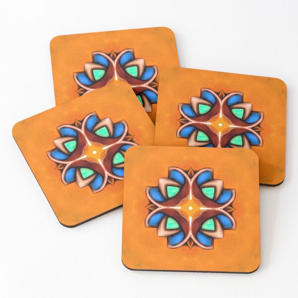 Item preview, Terracotta Turquoise Jewel designed and sold by rickgouletart.