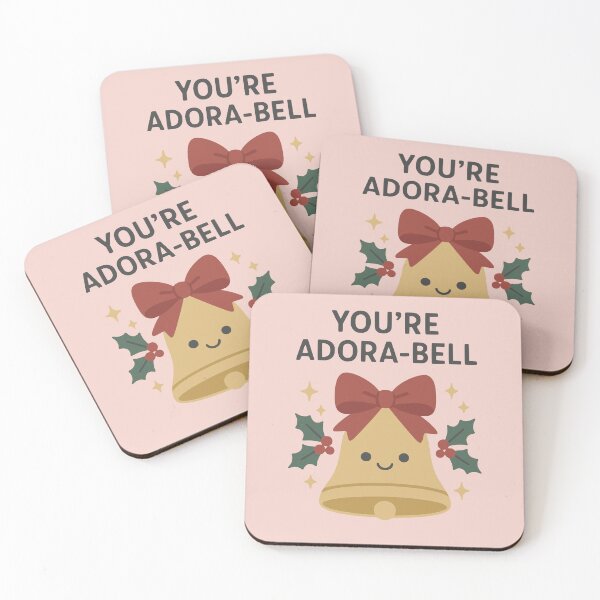 Item preview, You’re Adora-Bell – Cute Christmas Bell designed and sold by PrintSmithArt.