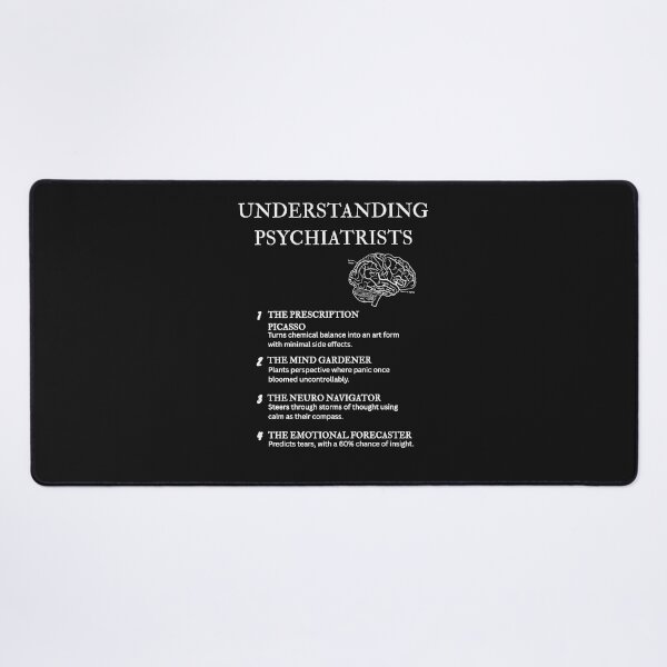 Item preview, The Funny Psychiatrist Collection – Wit, Wisdom & SSRIs – Black designed and sold by PsyFlow35.