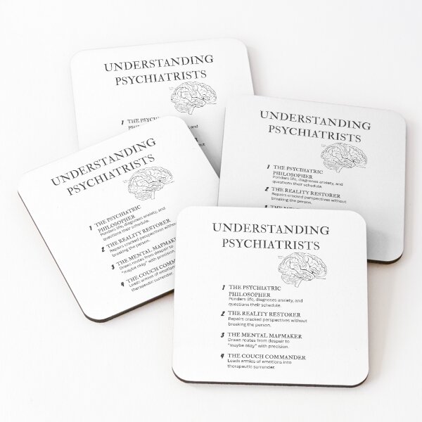 Item preview, Understanding Psychiatrists – A Diagnostic Comedy Series designed and sold by PsyFlow35.