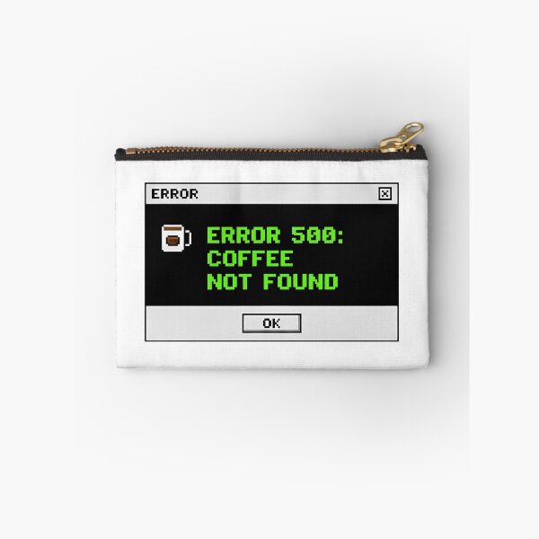 Item preview, Error 500 Coffee Not Found Pixel Art Funny Tech Humor designed and sold by My Cool Store.
