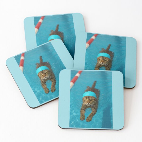 Item preview, Grumpy Cat Swimming Laps in Pool designed and sold by Tridentulus.