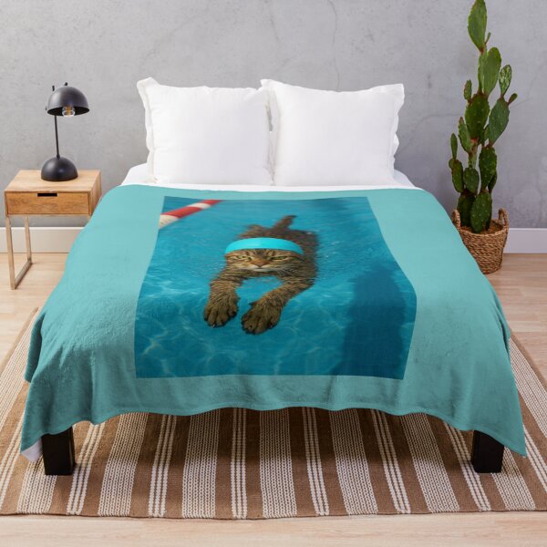Item preview, Grumpy Cat Swimming Laps in Pool designed and sold by Tridentulus.