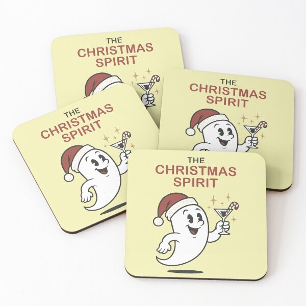 Item preview, The Christmas Spirit – Festive Ghost Holiday designed and sold by PrintSmithArt.