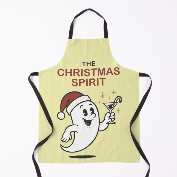 Item preview, The Christmas Spirit – Festive Ghost Holiday designed and sold by PrintSmithArt.
