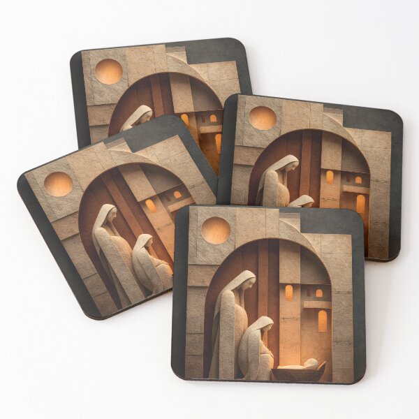 Item preview, The Sacred Nativity Minimalist Holy Family designed and sold by daila70.