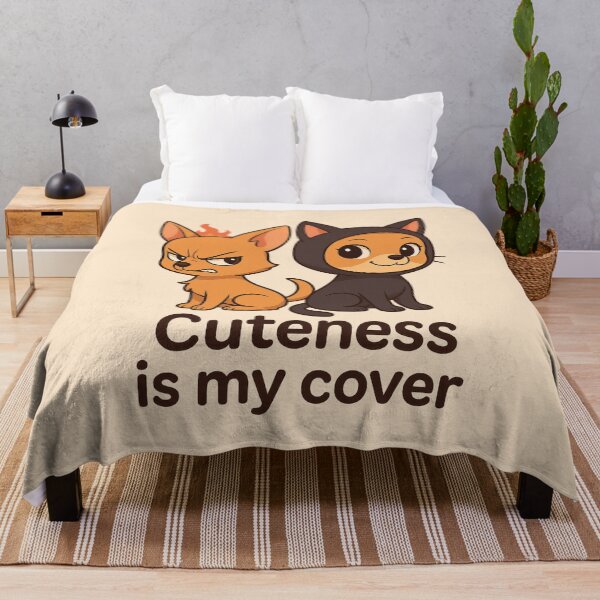 Item preview, Cuteness Is My Cover designed and sold by DesignShopAD.