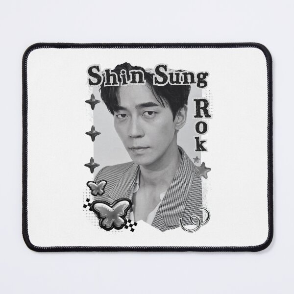 Item preview, Shin Sung-rok (신성록) Korean Actor Kdrama Group Black and White Collage Digital Art Portrait designed and sold by AJUNICE STUDIO.