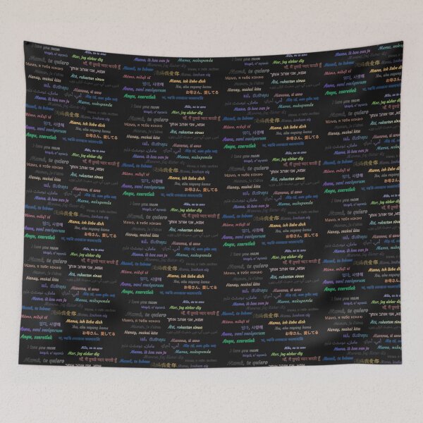 Item preview, Multilingual Love for an Amazing Mom designed and sold by Luckangel.