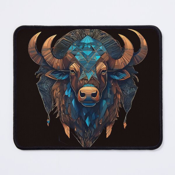 Item preview, Spirit of the Plains – Geometric Bison designed and sold by Lumive.