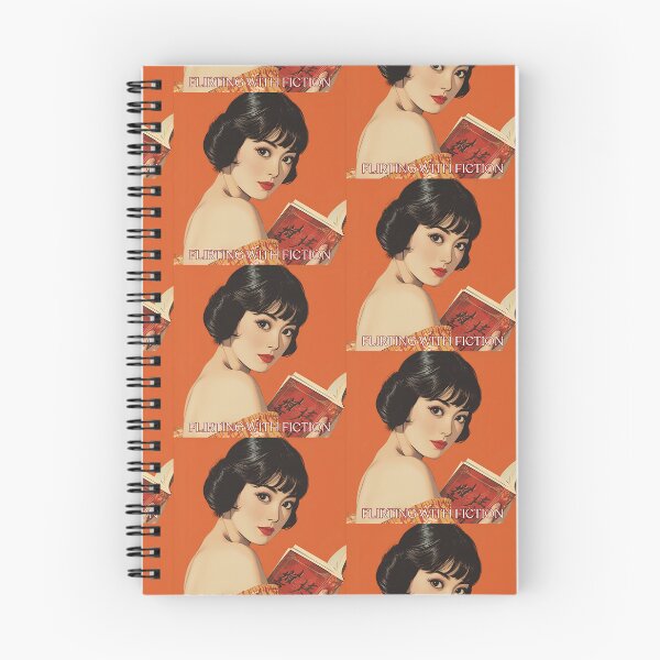Item preview, Pretty Retro Japan Girl Reading a Book Booklover Flirting with Fiction designed and sold by Vintage City.