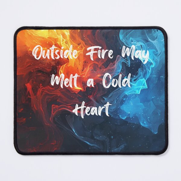 Item preview, Cold Heart Warm Fire | Emotional Aesthetic Typography designed and sold by InkIrony.