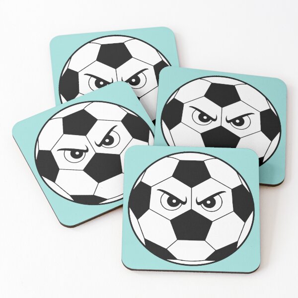 Item preview, Angry Cartoon Soccer Ball designed and sold by theartfulaspie.