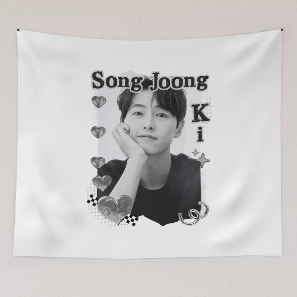 Item preview, Song Joong-ki (송중기)  Korean Actor Kdrama Group Black and White Collage Digital Art Portrait designed and sold by AJUNICE STUDIO.