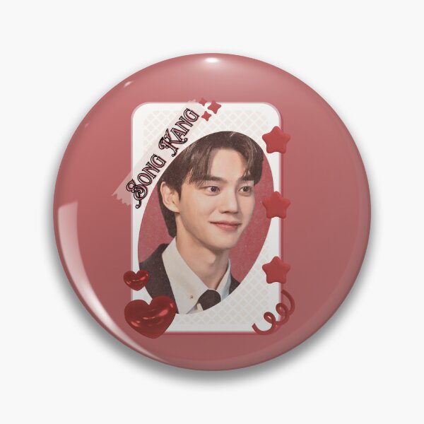 Item preview, Song Kang (송강) Korean Actor Kdrama Group Card Red Aesthetic Collage Design designed and sold by AJUNICE STUDIO.
