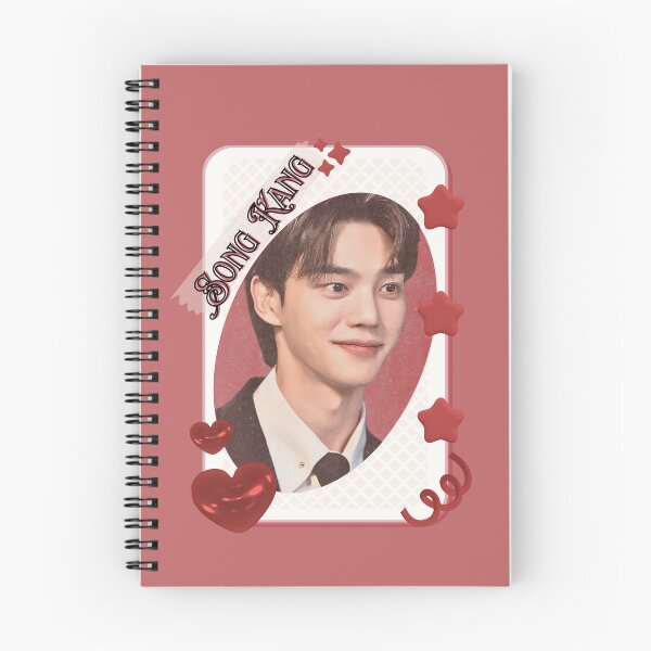Item preview, Song Kang (송강) Korean Actor Kdrama Group Card Red Aesthetic Collage Design designed and sold by AJUNICE STUDIO.