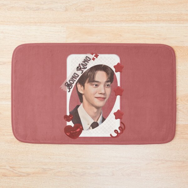 Item preview, Song Kang (송강) Korean Actor Kdrama Group Card Red Aesthetic Collage Design designed and sold by AJUNICE STUDIO.